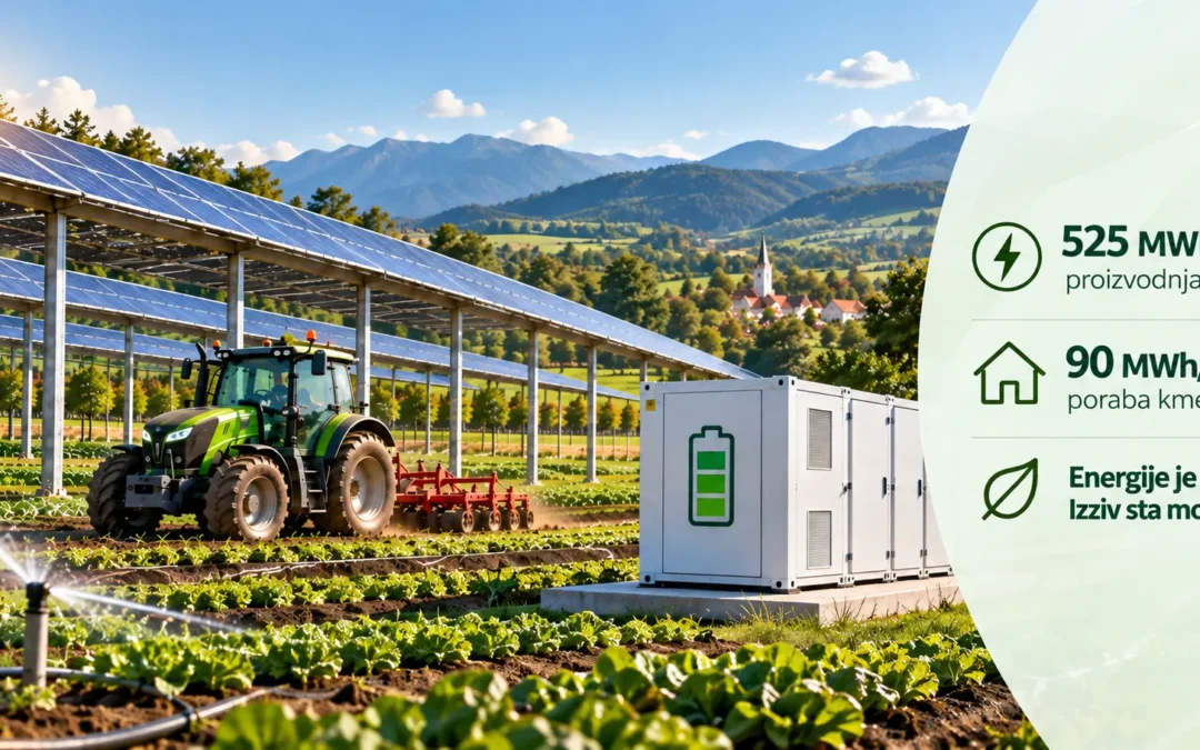 Ali lahko sonce poganja kmetijo? Agrofotovoltaika in BESS